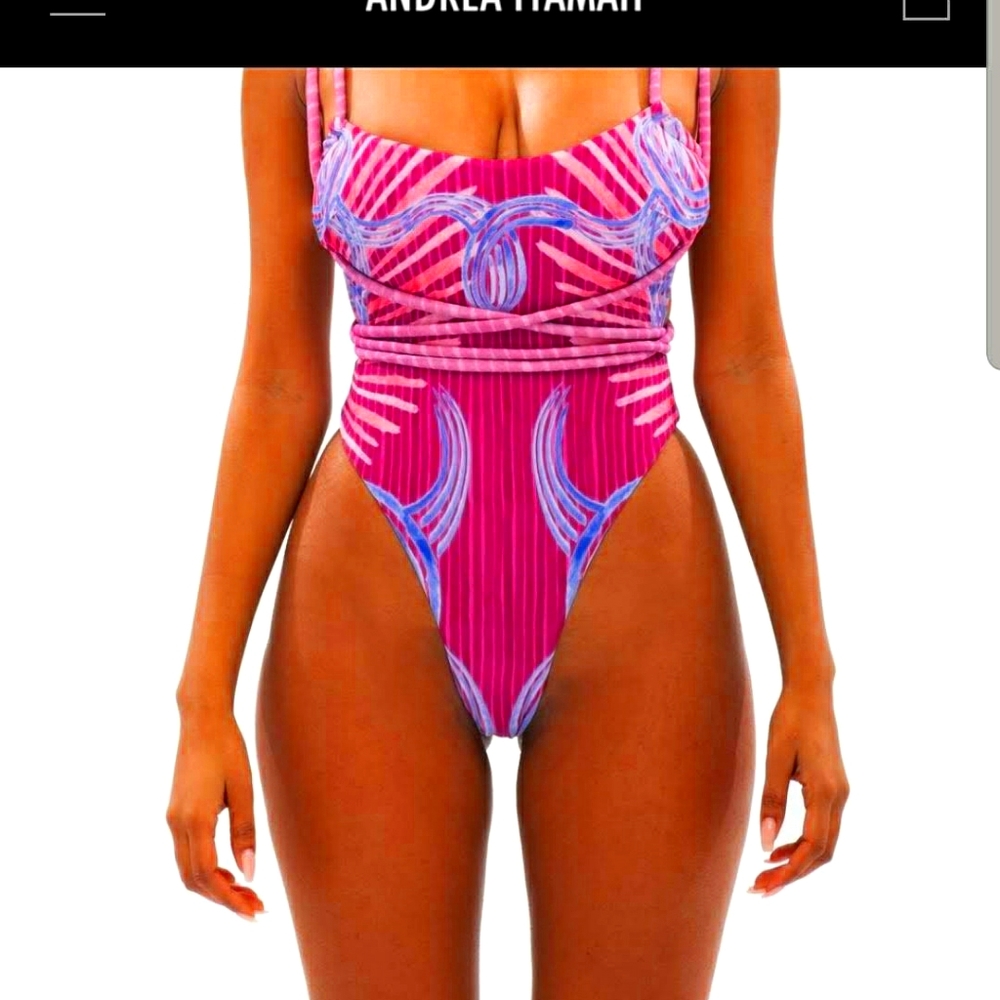 Andrea Iyamah Lima swimsuit
